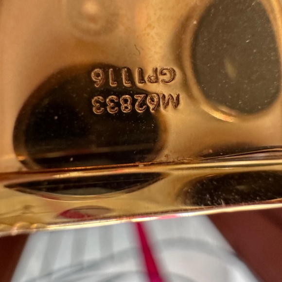 LOUIS Vuitton Gold Trunk Hinged Cuff Bracelet - Picture 7 of 10